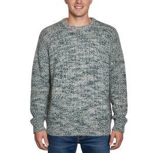 BRAX Crewneck Wool Blend Pullover Sweater Blue Knit Men Size 56 / 2XL NWT